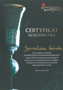 Certyfikat - IMB 2013